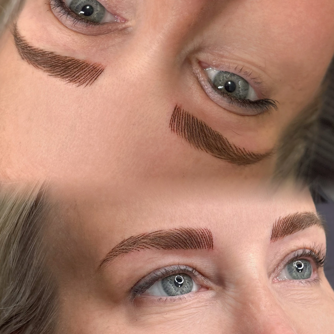Natural eyebrows tattoo in kitchener waterloo. best nano brows services. top brow tatoo